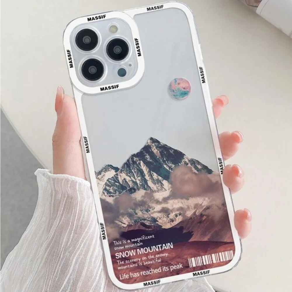 ⚠️Clearance iPhone 15/Pro/Pro Max Trendy Mountain Phone Case🏔️ - Picture 2 of 4
